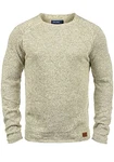 Blend Dan Herren Strickpullover Feinstrick Mit Rundhals (20700587ME) Bone White