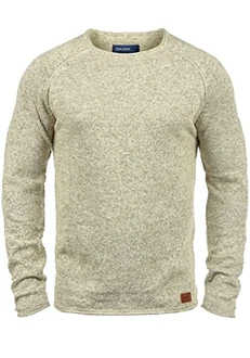 Blend Dan Herren Strickpullover Feinstrick Mit Rundhals (20700587ME) Bone White