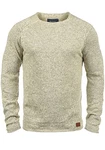 Blend Dan Herren Strickpullover Feinstrick Mit Rundhals (20700587ME) Bone White (20700587ME)