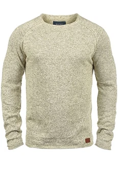 Blend Dan Herren Strickpullover Feinstrick Mit Rundhals (20700587ME) Bone White