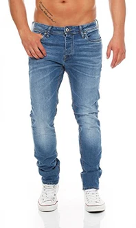 JACK & JONES Tim Original Slim Fit Herren Jeans Blau JACK & JONES Tim Original Slim Fit Herren Jeans Blau