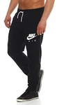 Nike Air AW77 Heritage Fleece Cuffed Herren Trainingshose Schwarz/Weiß