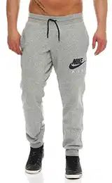 Air AW77 Heritage Fleece Cuffed Herren Trainingshose Farbe: Grau; Größe: L