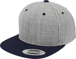 Yupoong Flexfit Unisex Kappe Classic Snapback 2-Tone heather/navy