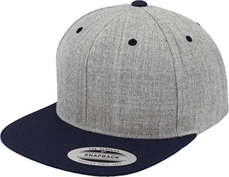 Yupoong Flexfit Unisex Kappe Classic Snapback 2-Tone heather/navy Yupoong Flexfit Unisex Kappe Classic Snapback 2-Tone heather/navy
