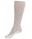 Tracht & Pracht - Herren Baumwolle - Trachtensocken Kniebund - Socken Grau/Meliert - 47