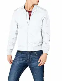TB1258 Light Bomber Bomberjacke, Weiß (white 220), Gr. X-Large