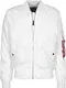 ALPHA INDUSTRIES Herren MA-1 TT Sportjacke, Blanco, M