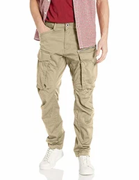 Herren Hose Rovic Zip 3D Straight Tapered, Beige (Dune), 32W / 32L