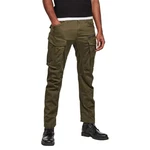 G-STAR Hose Cargohose Rovic zip 3d regular tapered dunkelgrün