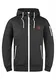 !Solid Tilly Herren Übergangsjacke Herrenjacke Jacke gefüttert mit Kapuze, Größe:M, Farbe:Dark Grey (2890)