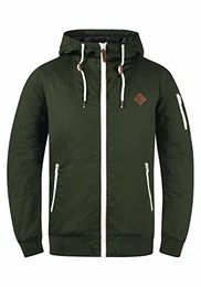 !Solid Tilly Herren Übergangsjacke Herrenjacke Jacke gefüttert mit Kapuze, Größe:S, Farbe:Climb Ivy (3785)