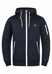 !Solid Tilly Herren Übergangsjacke Herrenjacke Jacke gefüttert mit Kapuze, Größe:M, Farbe:Insignia Blue (1991)