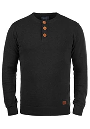 Leonardo 703655ME Strickpullover, Größe:M, Farbe:Black (70155)