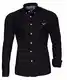 Kayhan Herren Hemd Oxford Schwarz M