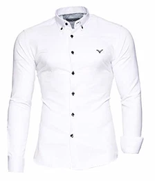 Herren Hemd Oxford Weiß 3XL