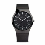 BERING Herren Analog Solar Collection Armbanduhr Schwarz