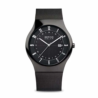 BERING Herren Analog Solar Collection Armbanduhr