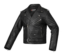 !Exclusive! Schwere, Wertige Lederjacke_!Kein Leichtgewicht! 100% Echtleder- Zeitloser KlassikerRetro Biker Jacke - Highwayjacke - Brandostyle-Oldschool Gr.XL
