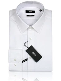HUGO BOSS Business-Hemd Enzo ( Regular Fit ) weiß/white (40 M)