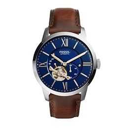Herren Analog Automatik Uhr mit Leder Armband ME3110