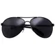 grinderPUNCH Big XL Wide Frame Extra große Pilotensonnenbrille Oversized 148mm Schwarz