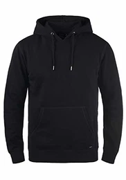 !Solid Bert Herren Kapuzenpullover Hoodie Pullover Mit Kapuze Und Fleece-Innenseite, Größe:M, Farbe:Black (9000)