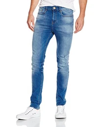 New Look Herren Arnold Skinny Jeans, Blau (Bright Blue), (Herstellergröße: W30 Regular)