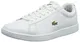 Lacoste Damen CARNABY EVO S216 3 Sneakers, Weiß (Wht/Red 286), 39.5