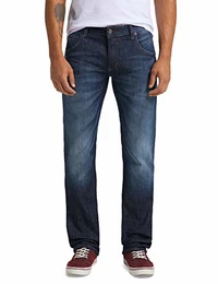 Herren Michigan Straight Jeanshose, 593 Blau, 32W 32L EU