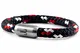 Fischers Fritze® Segeltau Armband MAKRELE 2.0'' Blau Rot Weiß, 19.0