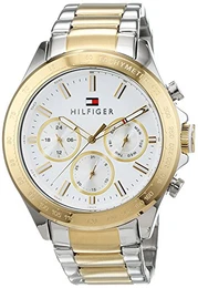 Herren Multi Zifferblatt Quarz Uhr mit Edelstahl Armband 1791226