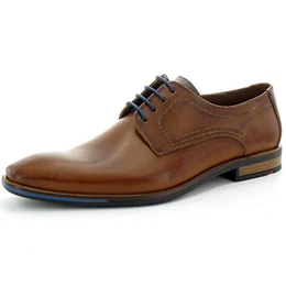 Don 16-069-51 - Business Schnürschuh - Büffelleder REH/Stone - Gummisohle