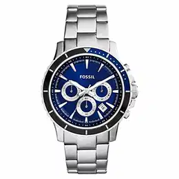 Herren Briggs Chronograph, Silberne Edelstahluhr, CH2927