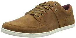 Boxfresh Herren Spencer Low-Top, Braun (Tan/Maroon), 42 EU