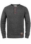 !Solid Terrance Herren Strickpullover Dark Grey Melange (8288)