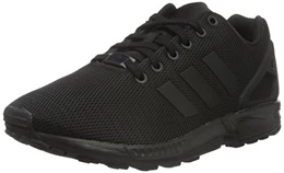 Unisex-Erwachsene ZX Flux Low-Top Sneakers,Schwarz (Core Black/Dark Grey),42 EU