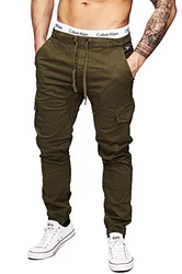 Indicode Herren Levi Cargo Hose Army