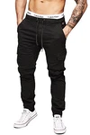 Indicode Herren Levi Cargo Hose Schwarz