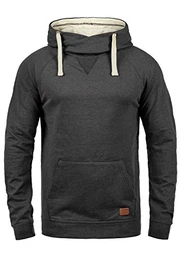 Sales Herren Kapuzenpullover Hoodie Pullover mit Kapuze, Größe:M, Farbe:Charcoal (70818)