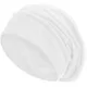 style3 Slouch Beanie aus atmungsaktivem, feinem und leichten Jersey Unisex Mütze Haube Bini Einheitsgröße, Farbe:Weiß