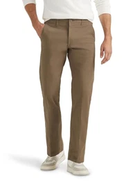 Herren Extreme Motion Flache Vorderseite, Normale Hose mit gerader Passform, Woodspice, 32W / 32L
