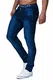 Leif Nelson Herren Jeans Hose Slim Fit Denim Blaue graue Lange Jeanshose für Männer Coole Jungen weiße Stretch Freizeithose Schwarze Cargo Chino Sommer Winter Basic LN301 Blau W32/L32