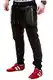 Ombre-Eight Trainingshose mit PU-Detail Sporthose P231 [Schwarz, M]