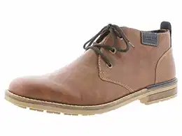 Herren Stiefeletten B1340, Männer Schnürstiefelette, halb-Stiefel schnür-Bootie übergangsschuh Herren robust,nuss,43 EU / 9 UK