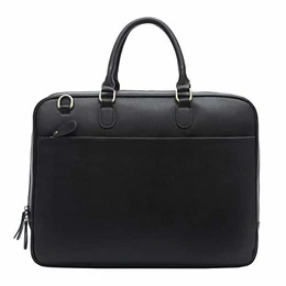 Herren Ledertasche Aktentasche Laptoptasche für Business,14,5 Zoll Laptop,schwarz