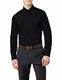 Seidensticker Herren Business Hemd Slim Fit – Bügelfreies, schmales Hemd mit Kent-Kragen – Langarm – 100% Baumwolle , Schwarz (Schwarz 39) , 42 cm