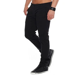 85I3 Herren Chino Hose Benny Pant 35-3331 Slim Fit Schwarz 29