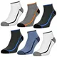 6 oder 12 Paar Sneaker Socken Herren Damen Sportsocken Frotteesohle Baumwolle 16215/18 (43-46, 6 Paar)