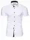 Kayhan Herren Kurzarm Hemd Florida White M